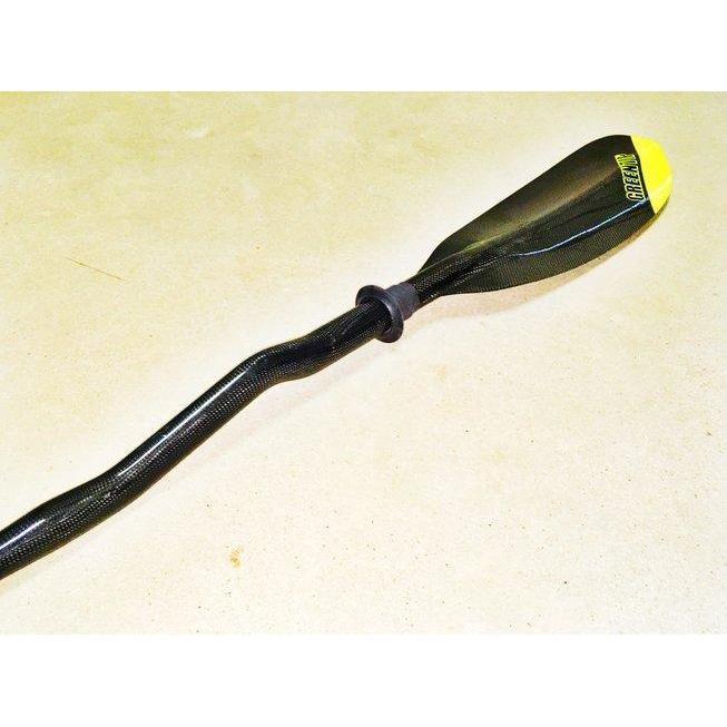 Pagaie de randonnée Greentip Bow avec manche courbé, carbone