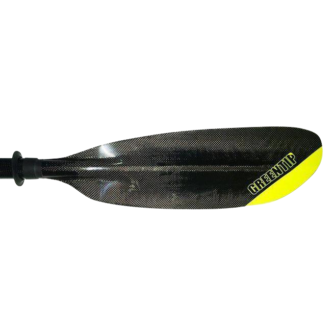 Pagaie de randonnée Greentip Bow avec manche courbé, carbone