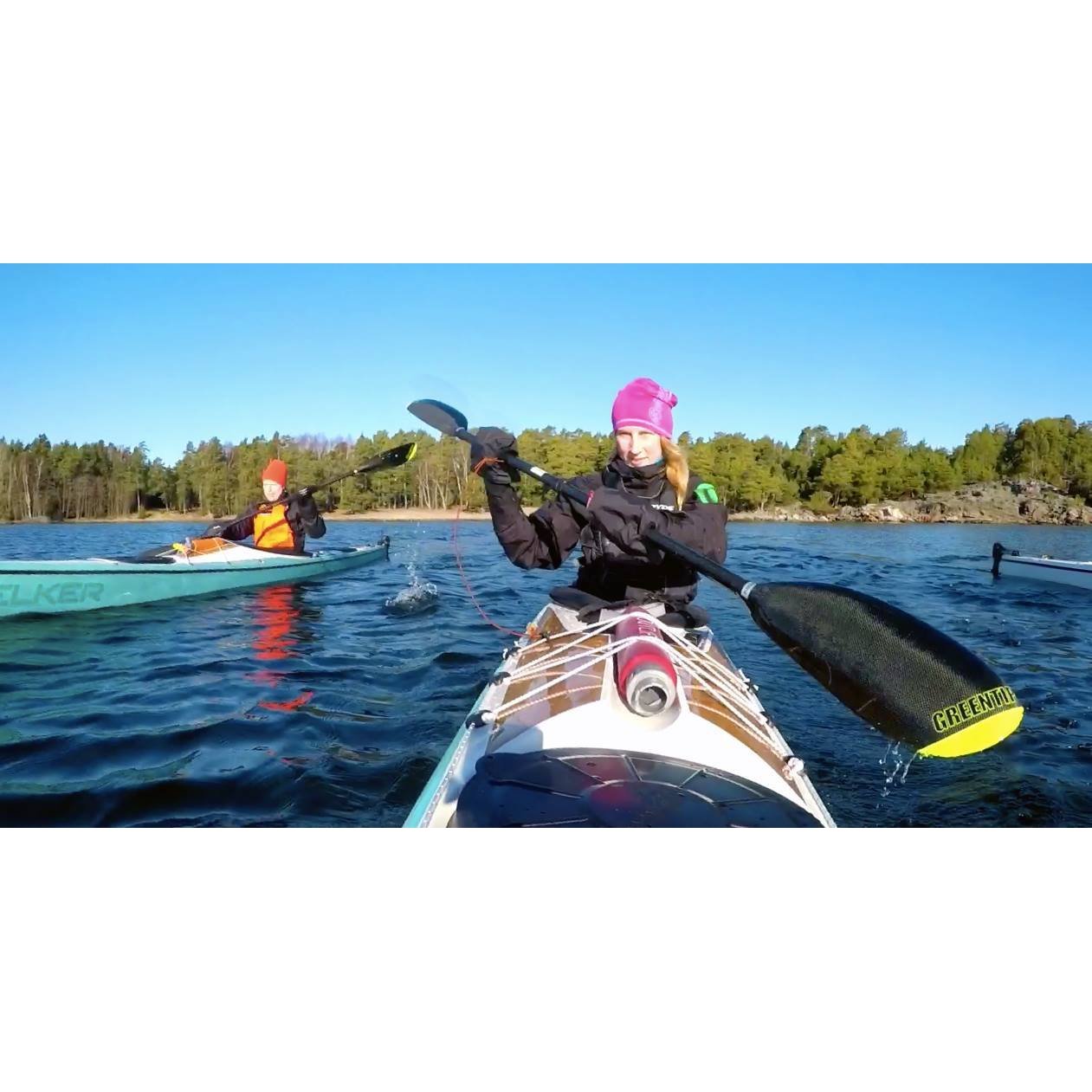 Pagaie Greentip Rey Wing, Carbone