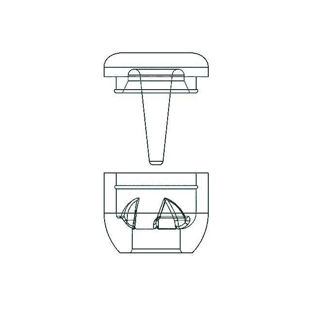 Kajaksport End Cap for Deck Lines, 4-Pack