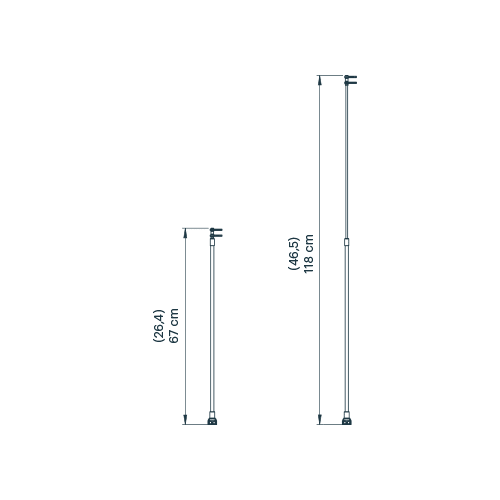 Kajaksport Safety Flag, Telescopic