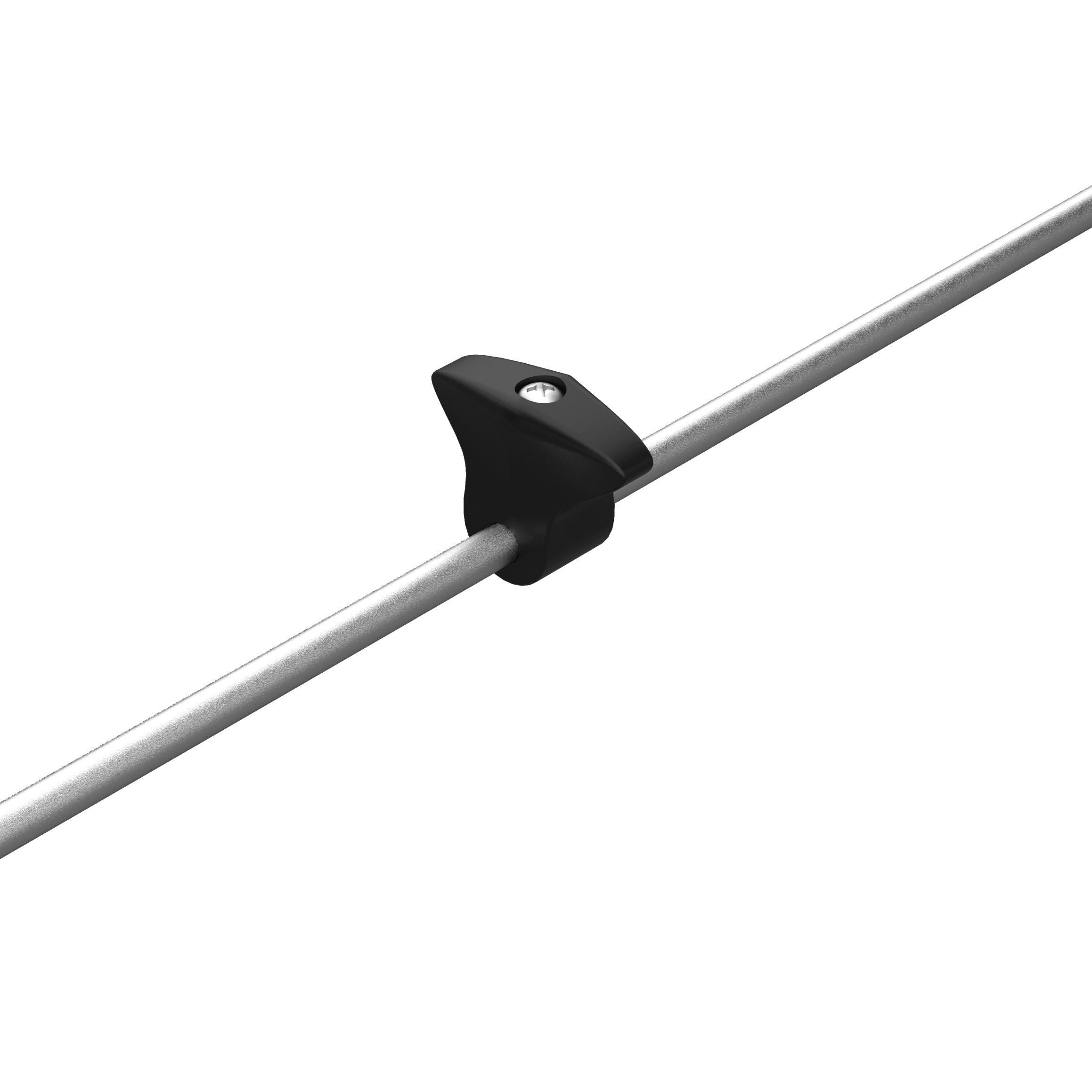 Bouton de commande en plastique pour dérive de kayak avec tube en métal