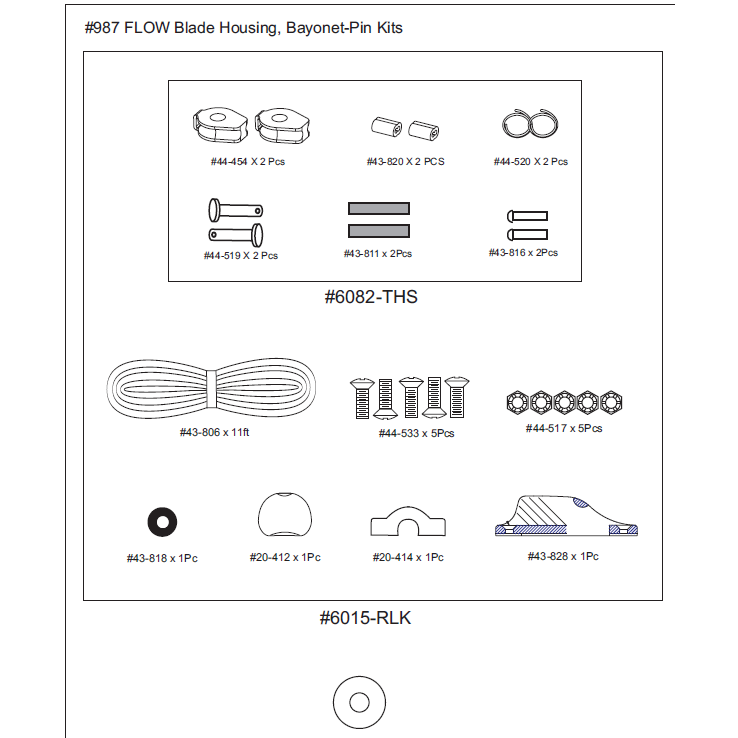 SmartTrack Flow Blade Housing/Rudder Head