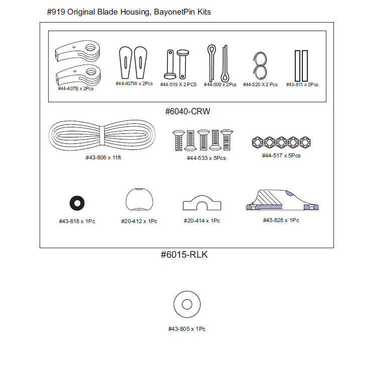 SmartTrack Original Blade Housing/Rudder Head