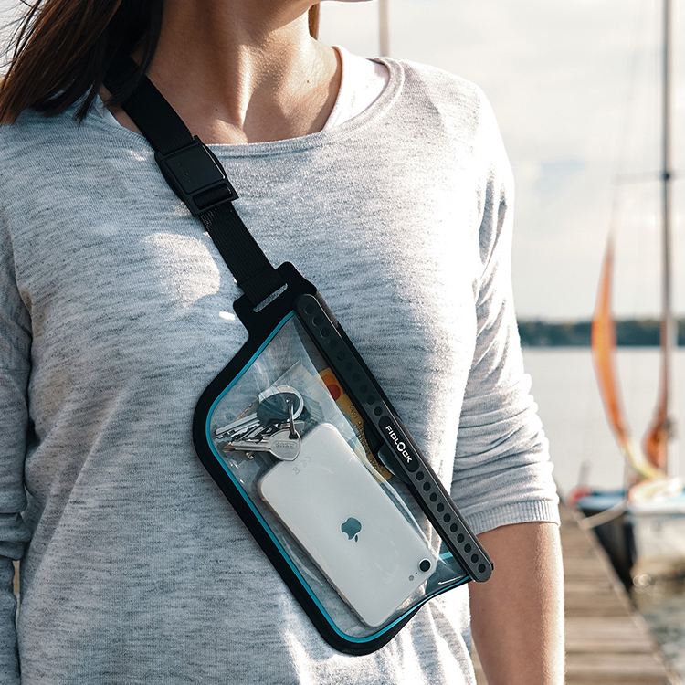 Étui étanche Fidlock, sac bandoulière