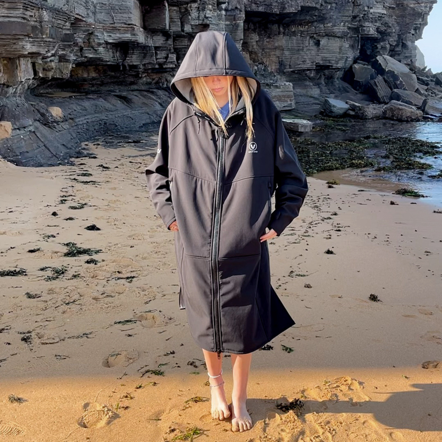 Vaikobi Beach Coat – Fleece-Lined