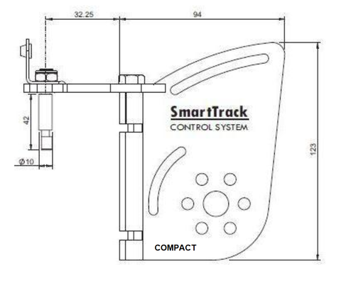 SmartTrack Compact Blade Housing/Rudder Head